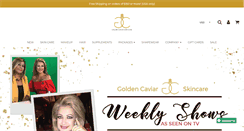 Desktop Screenshot of goldencaviarskincare.com
